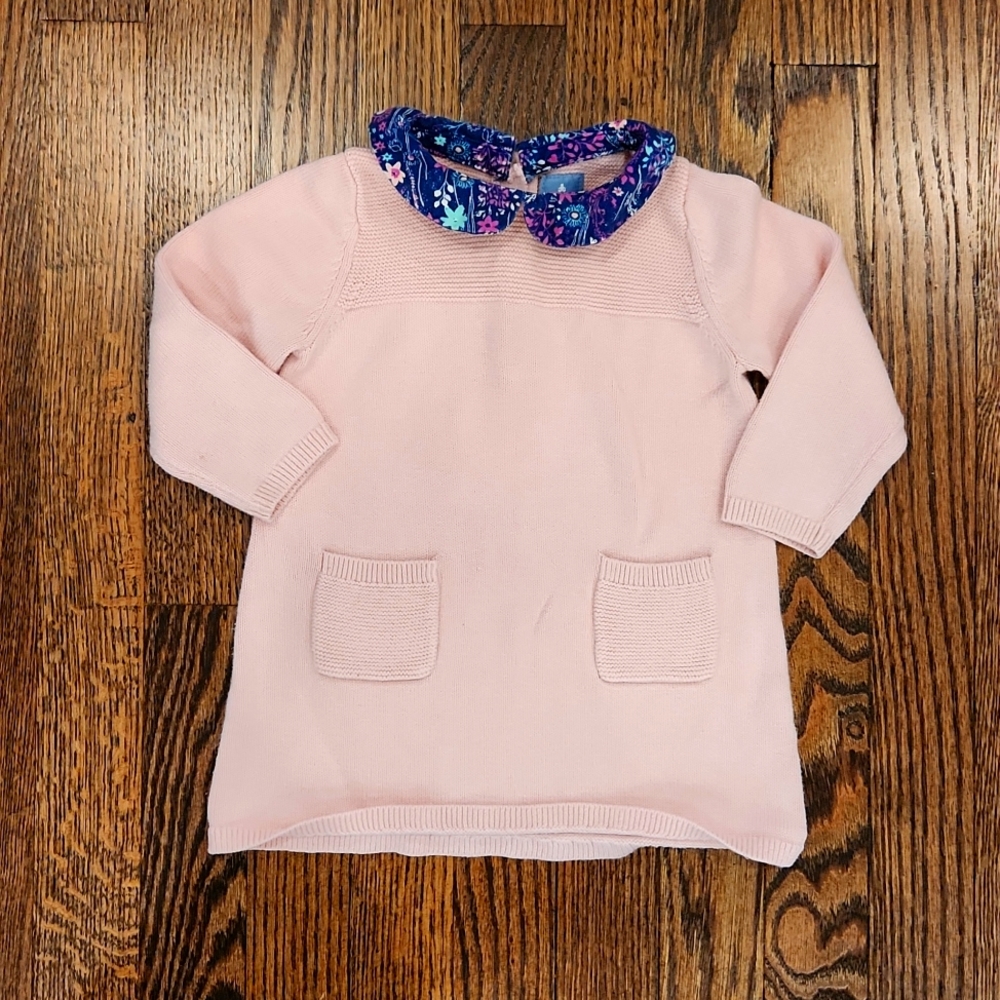 🌟7/25$ BABY GAP Pink Sweater Dress